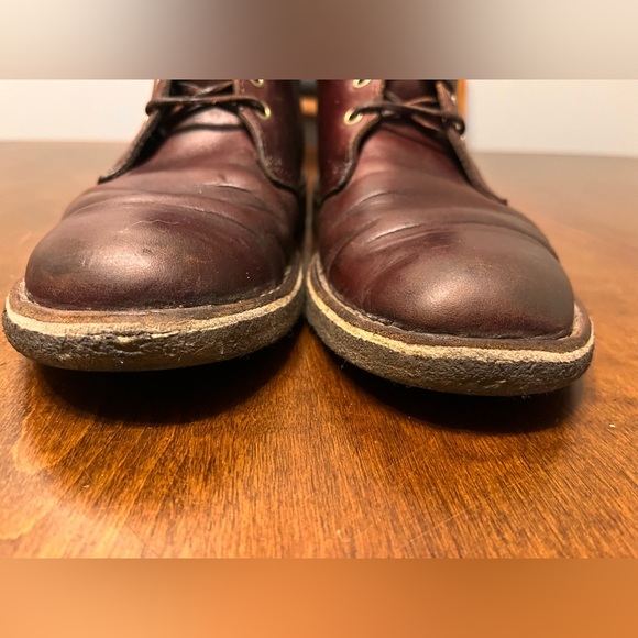 Clarks Originals Men’s Desert Boot Wine/Brown Sz 8 - Picture 3 of 13